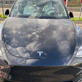 Driving a Tesla